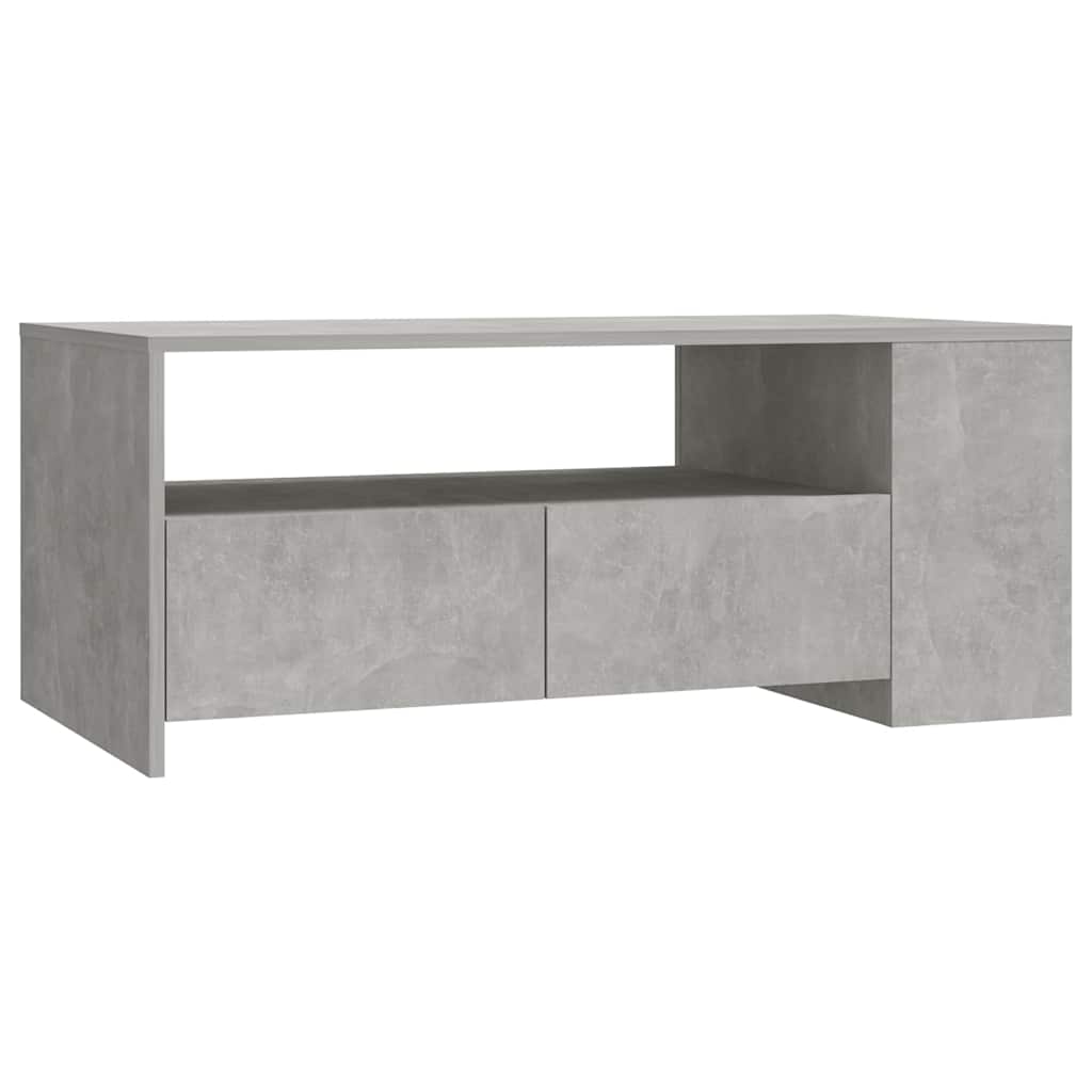 sofabord 102x55x42 cm konstrueret træ betongrå