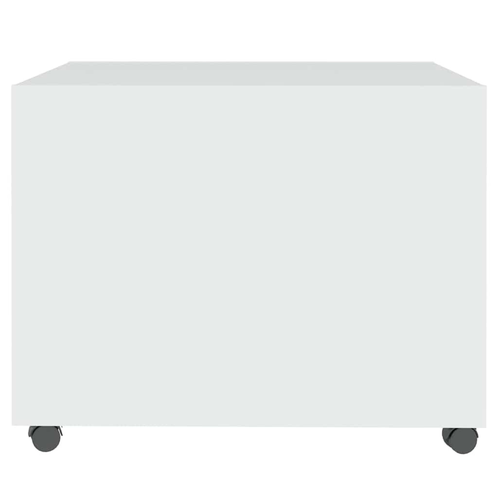 sofabord 55x55x40 cm konstrueret træ hvid