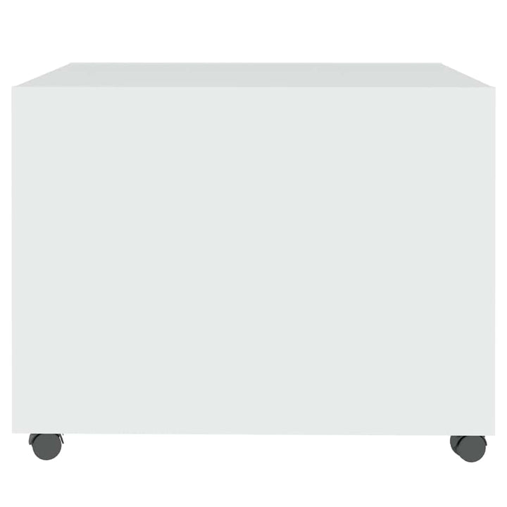 sofabord 55x55x40 cm konstrueret træ hvid