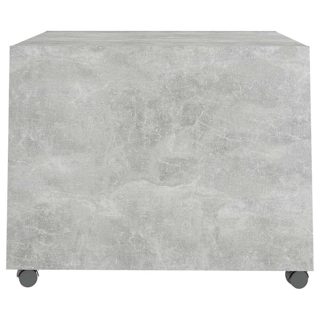 sofabord 55x55x40 cm konstrueret træ betongrå