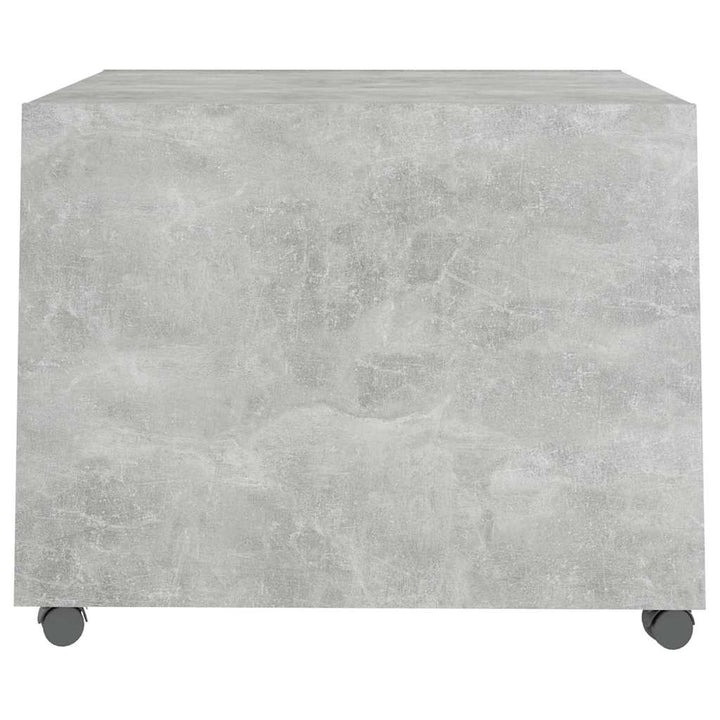 sofabord 55x55x40 cm konstrueret træ betongrå