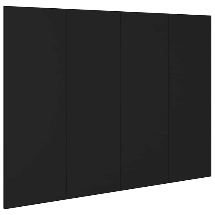 sengegærde 120x1,5x80 cm konstrueret træ sort
