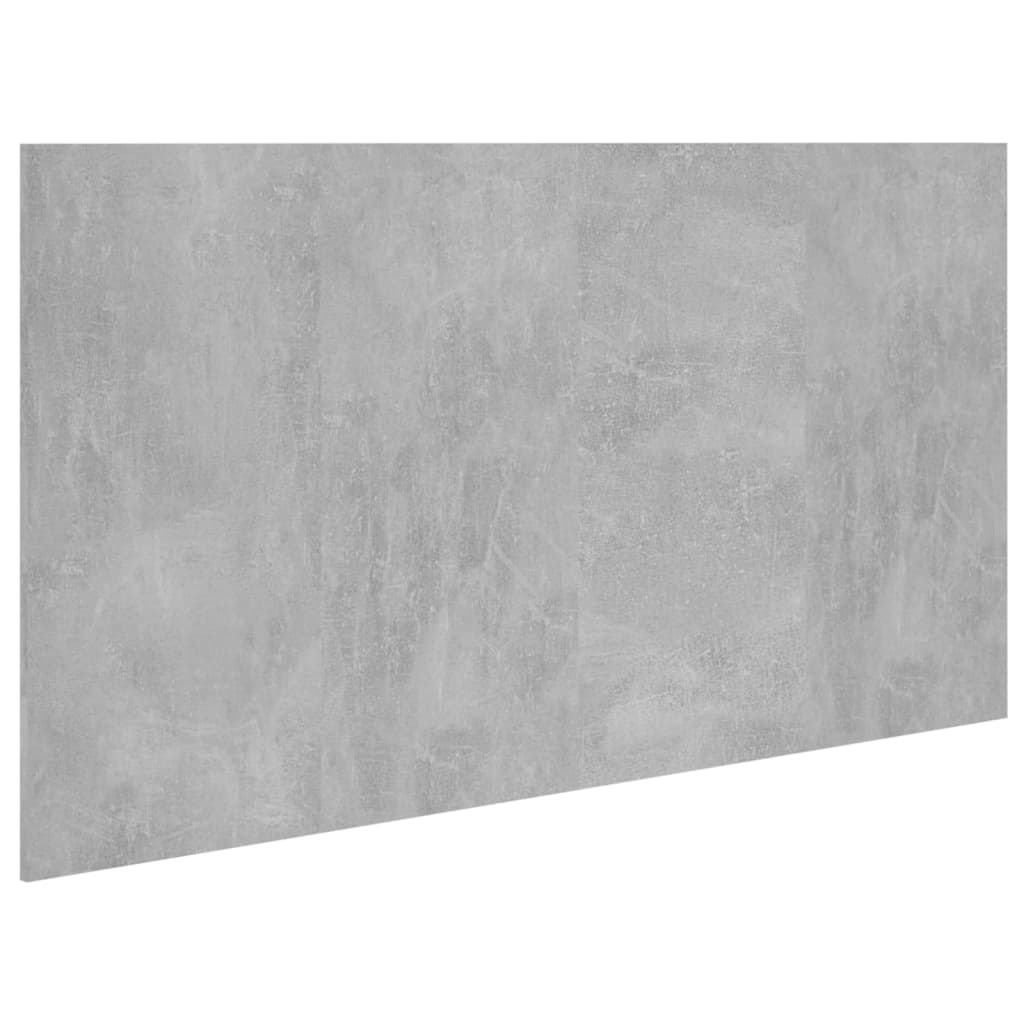 sengegærde 160x1,5x80 cm konstrueret træ betongrå