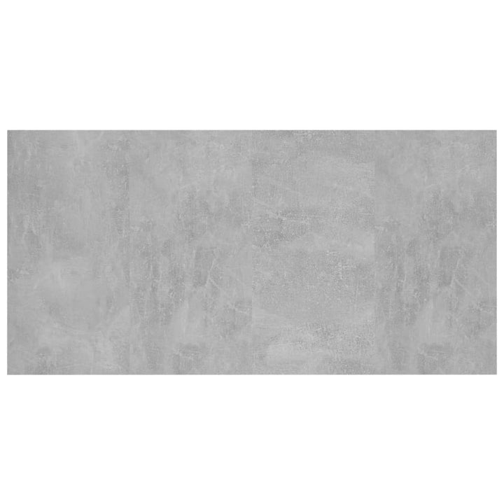 sengegærde 160x1,5x80 cm konstrueret træ betongrå