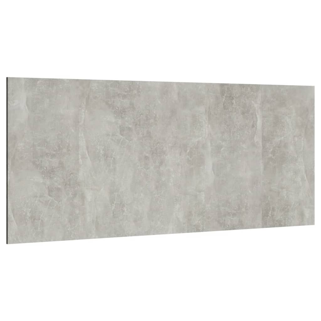 sengegærde 200x1,5x80 cm konstrueret træ betongrå