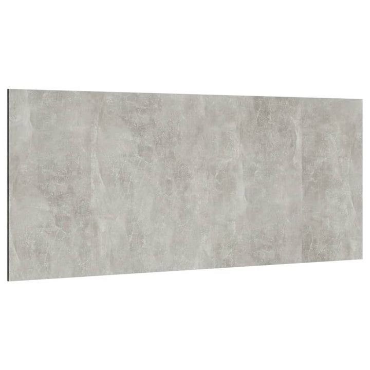 sengegærde 200x1,5x80 cm konstrueret træ betongrå