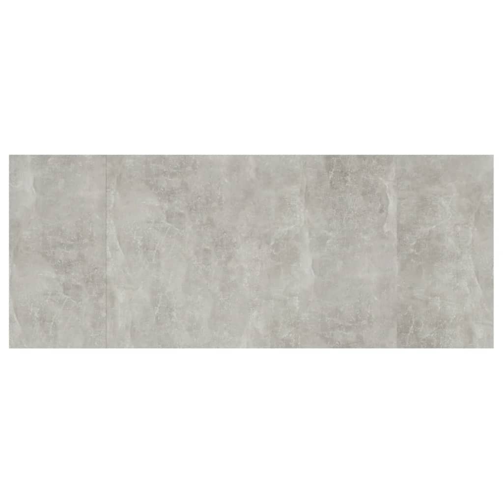 sengegærde 200x1,5x80 cm konstrueret træ betongrå