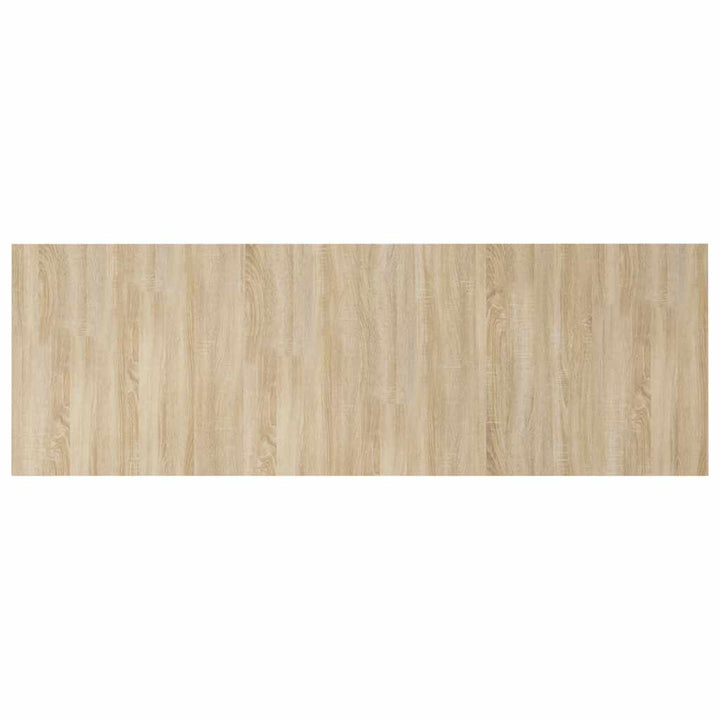 sengegærde 240x1,5x80 cm konstrueret træ sonoma-eg