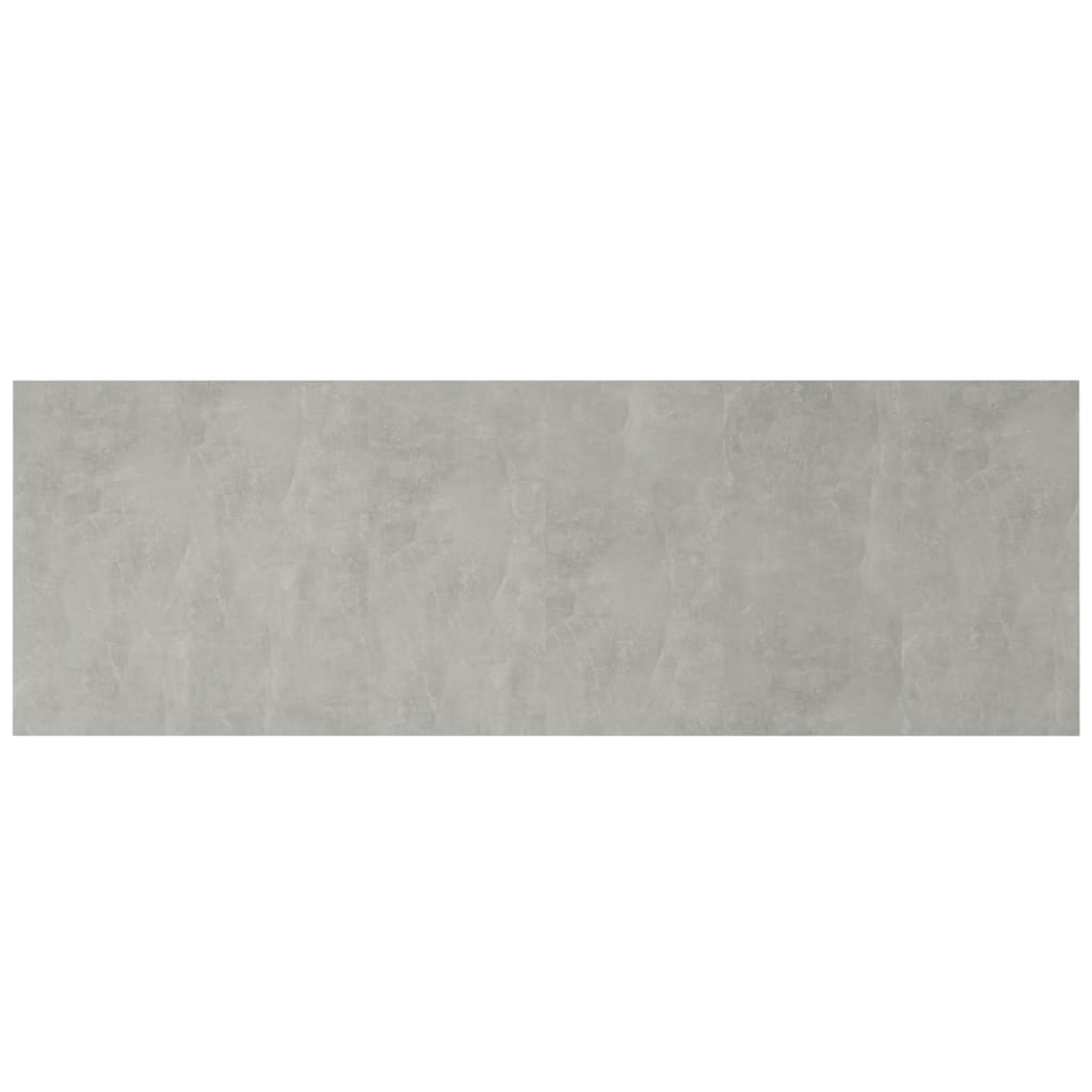 sengegærde 240x1,5x80 cm konstrueret træ betongrå
