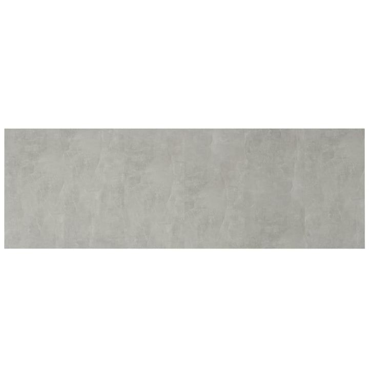 sengegærde 240x1,5x80 cm konstrueret træ betongrå