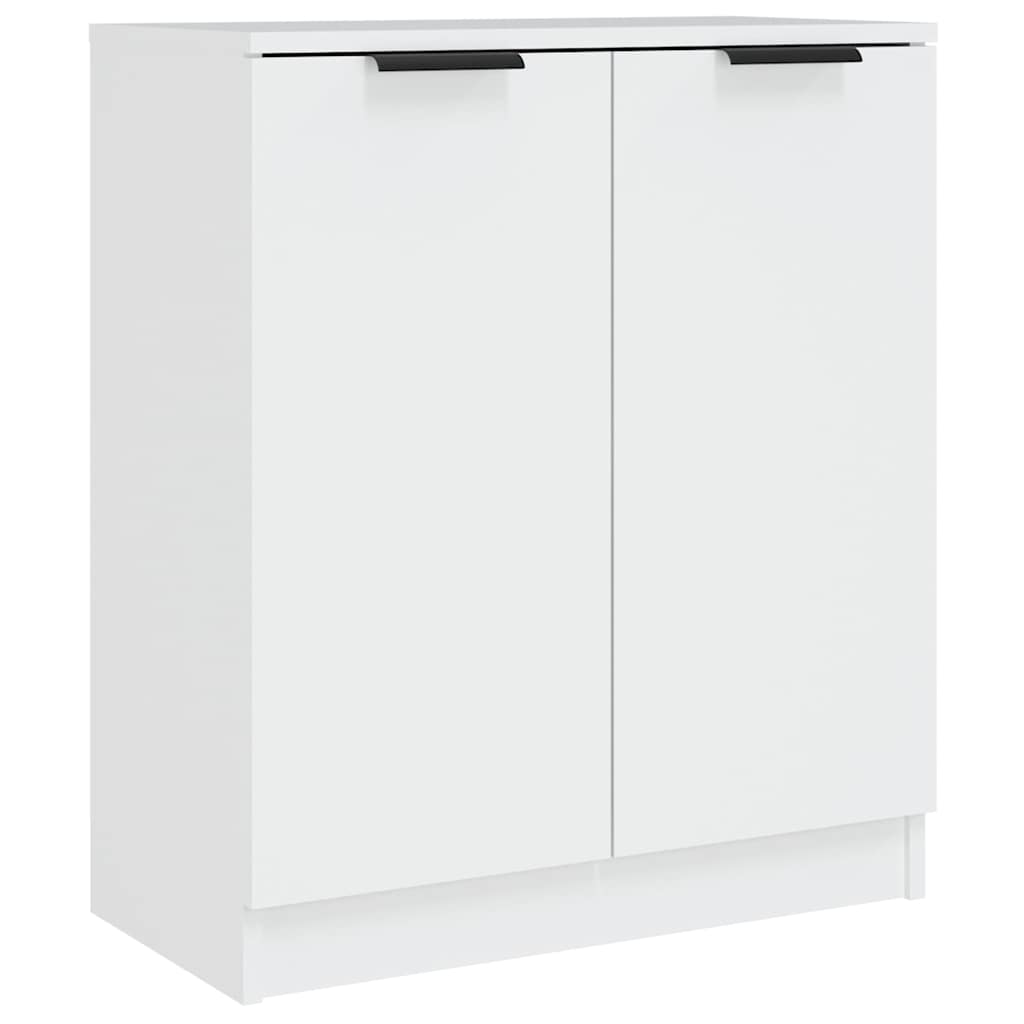 skænk 60x30x70 cm konstrueret træ hvid