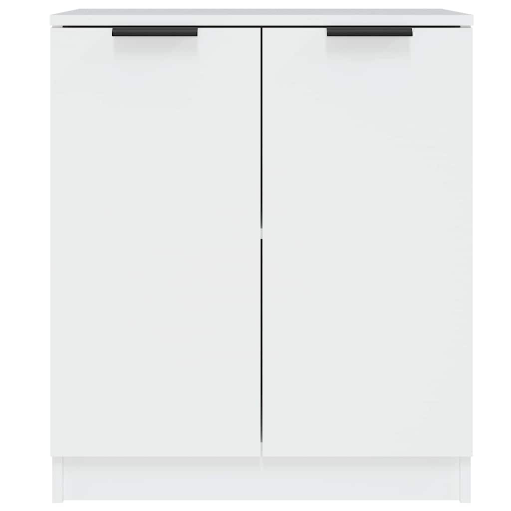 skænk 60x30x70 cm konstrueret træ hvid