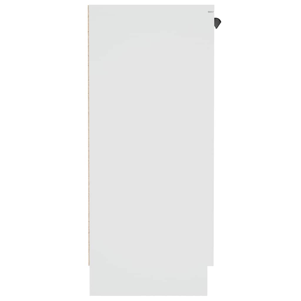 skænk 60x30x70 cm konstrueret træ hvid