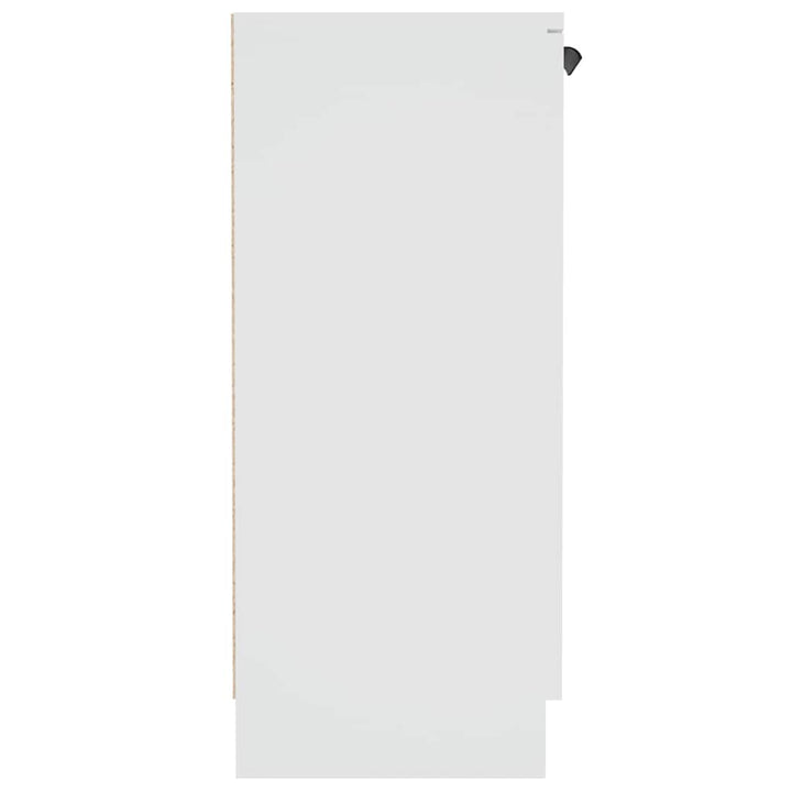 skænk 60x30x70 cm konstrueret træ hvid
