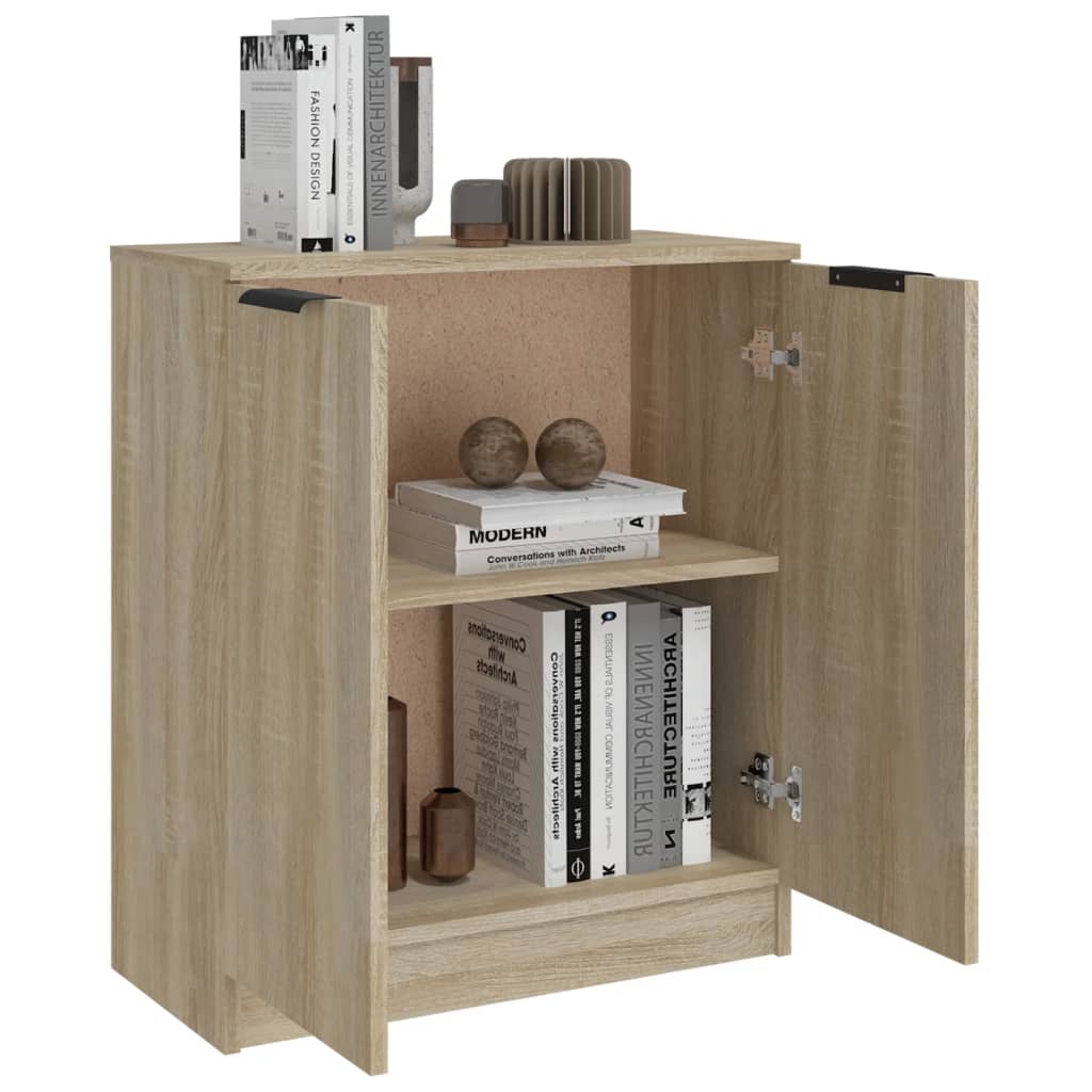 skænk 60x30x70 cm konstrueret træ sonoma-eg