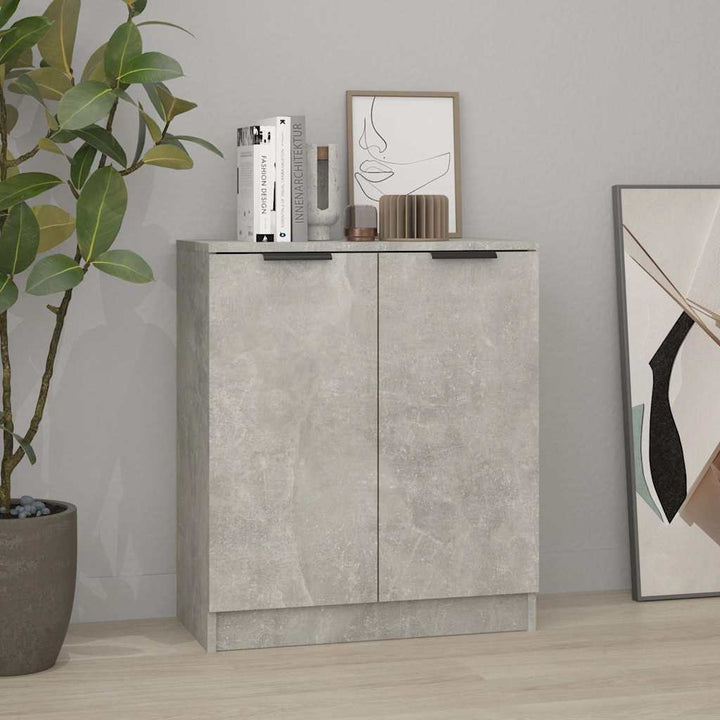 skænk 60x30x70 cm konstrueret træ betongrå