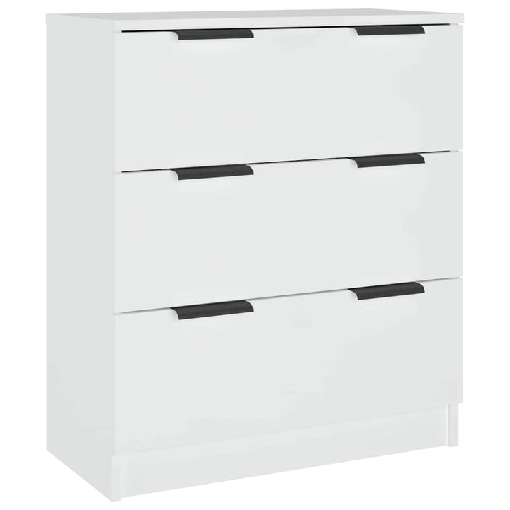 skænk 60x30x70 cm konstrueret træ hvid
