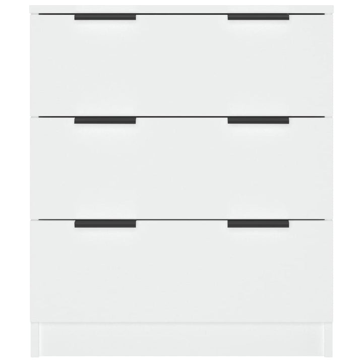 skænk 60x30x70 cm konstrueret træ hvid