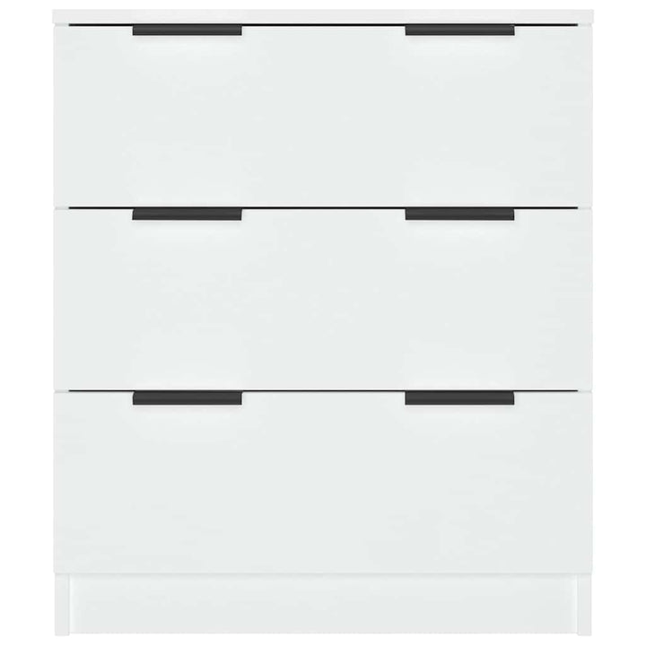skænk 60x30x70 cm konstrueret træ hvid