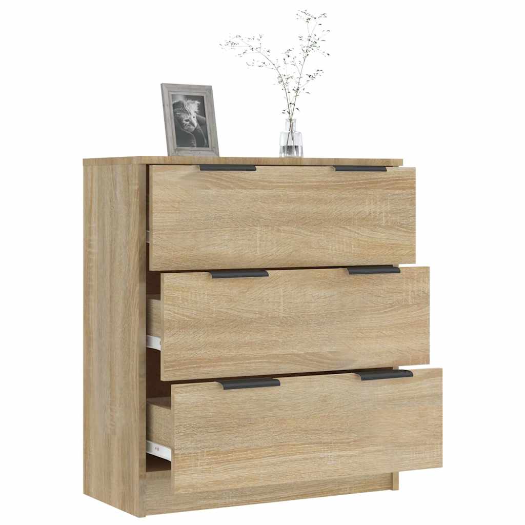 skænk 60x30x70 cm konstrueret træ sonoma-eg