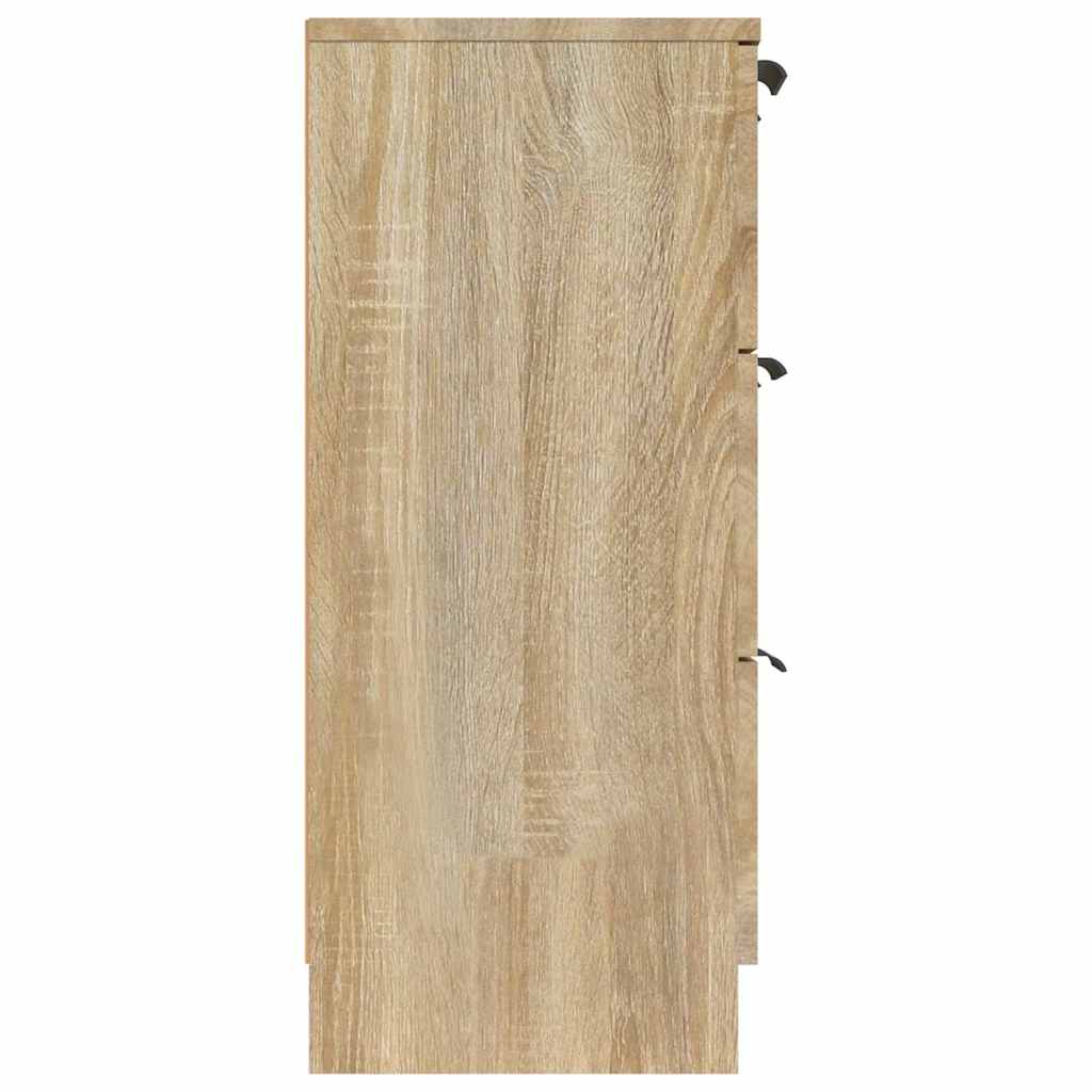 skænk 60x30x70 cm konstrueret træ sonoma-eg