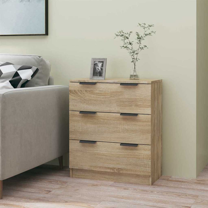 skænk 60x30x70 cm konstrueret træ sonoma-eg