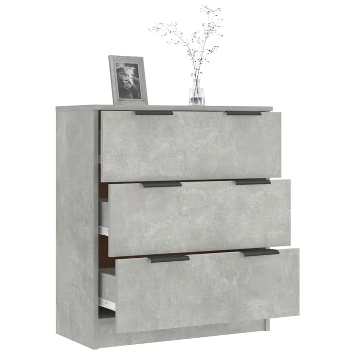 skænk 60x30x70 cm konstrueret træ betongrå