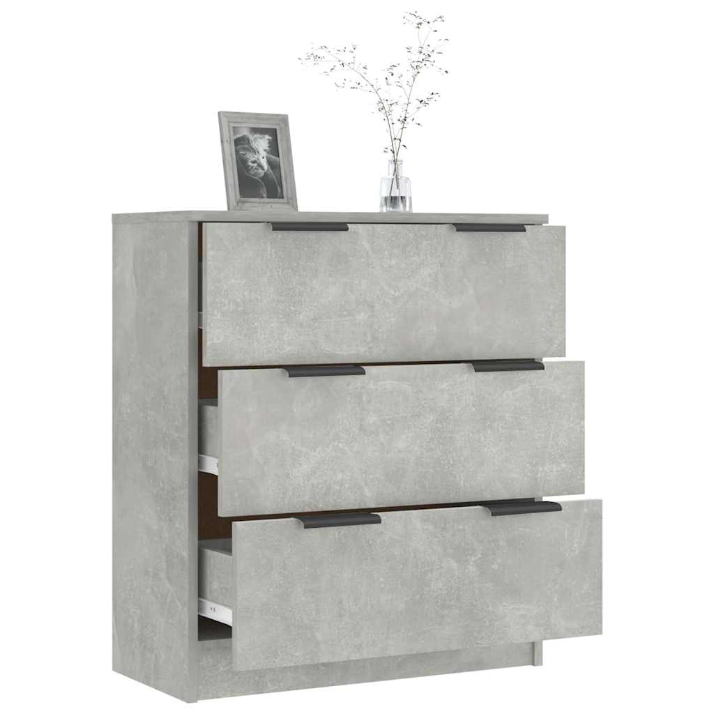 skænk 60x30x70 cm konstrueret træ betongrå