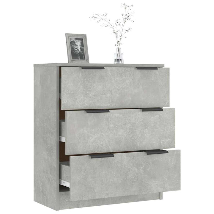 skænk 60x30x70 cm konstrueret træ betongrå