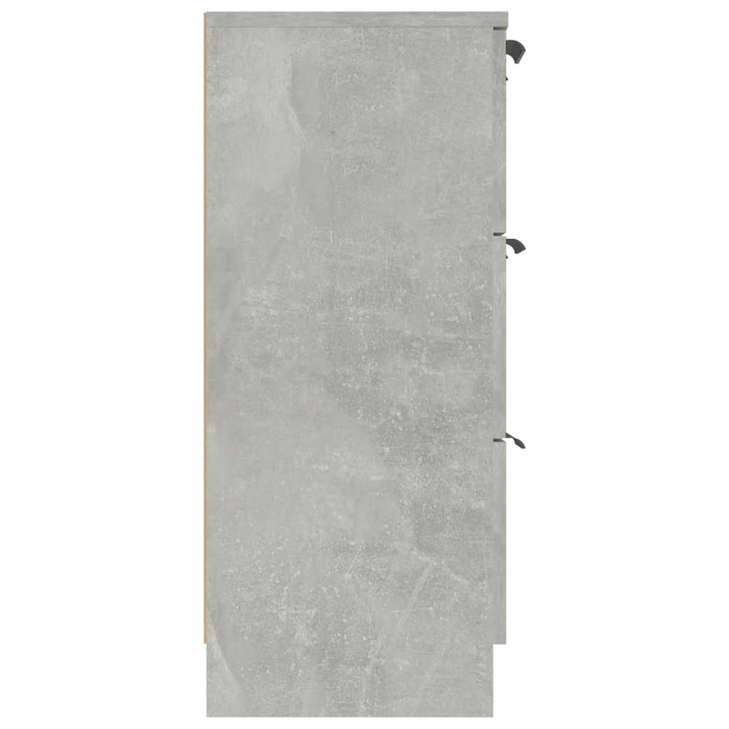 skænk 60x30x70 cm konstrueret træ betongrå