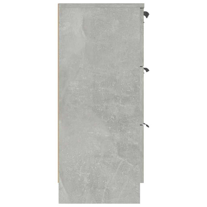 skænk 60x30x70 cm konstrueret træ betongrå