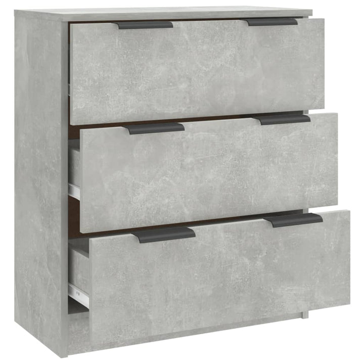 skænk 60x30x70 cm konstrueret træ betongrå