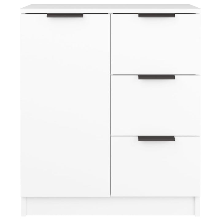 skænk 60x30x70 cm konstrueret træ hvid