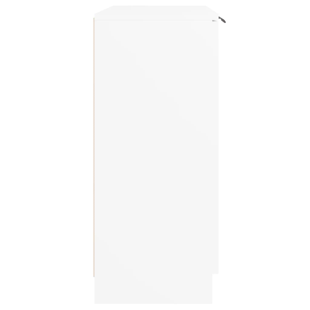 skænk 60x30x70 cm konstrueret træ hvid
