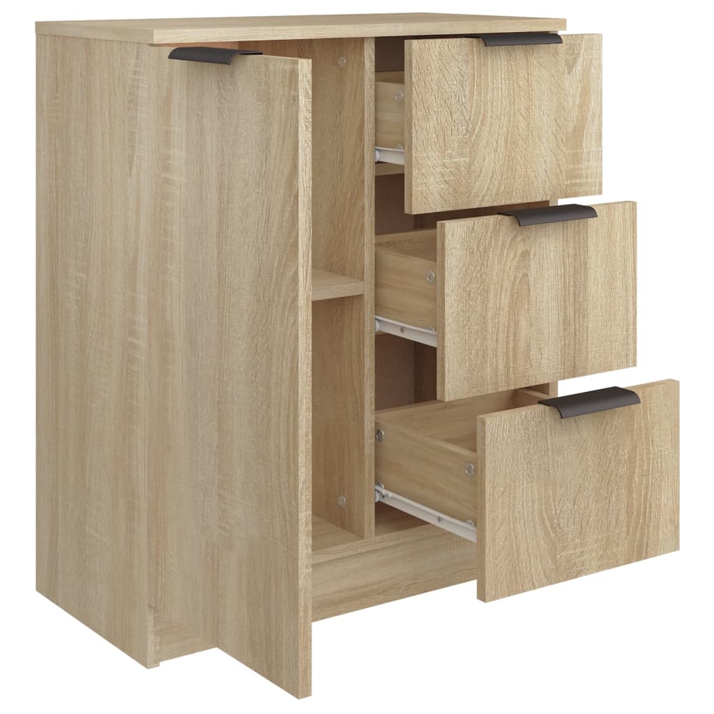 skænk 60x30x70 cm konstrueret træ sonoma-eg
