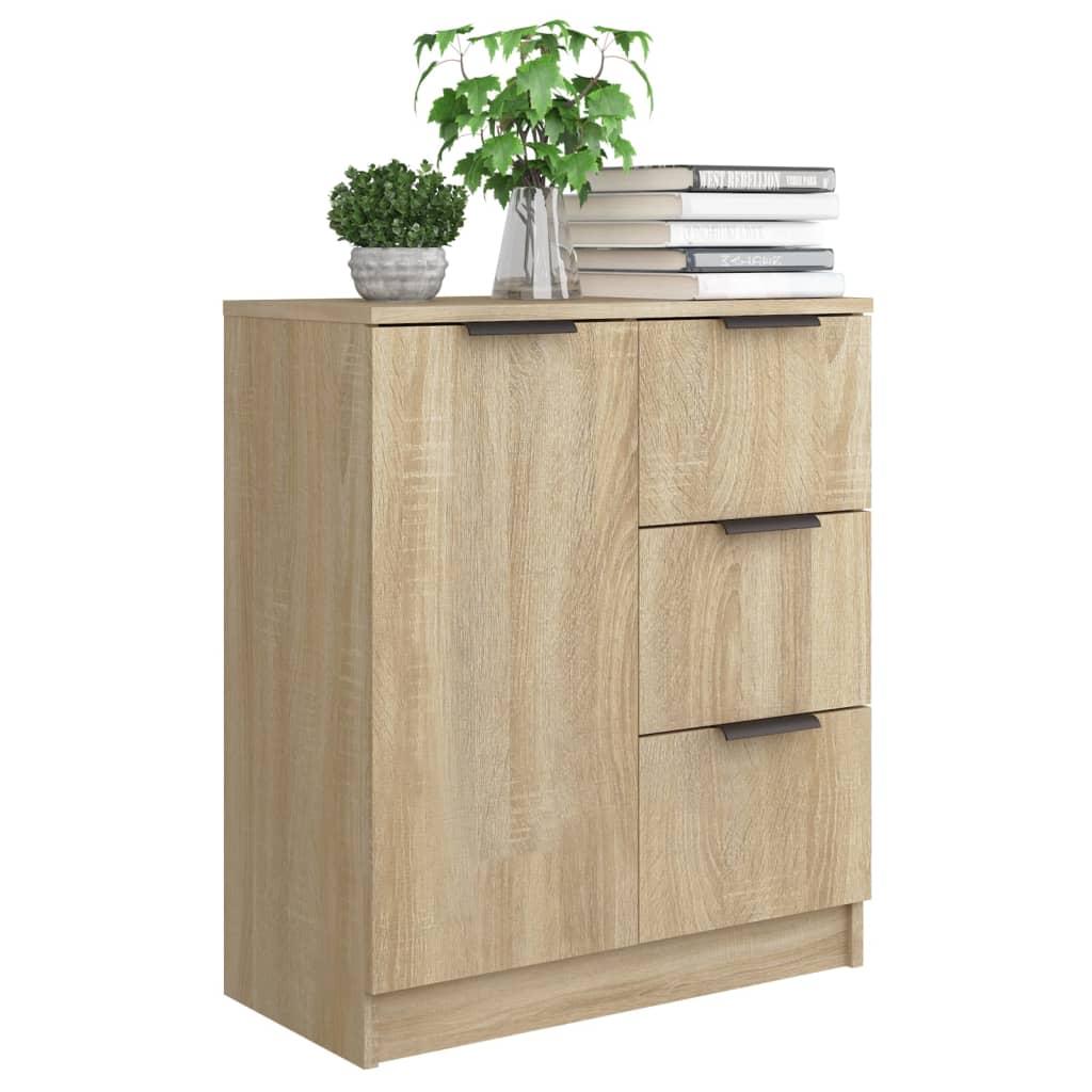 skænk 60x30x70 cm konstrueret træ sonoma-eg