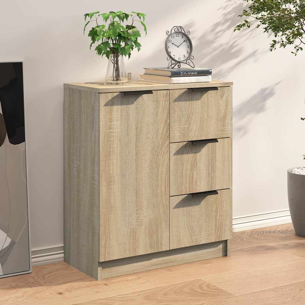 skænk 60x30x70 cm konstrueret træ sonoma-eg