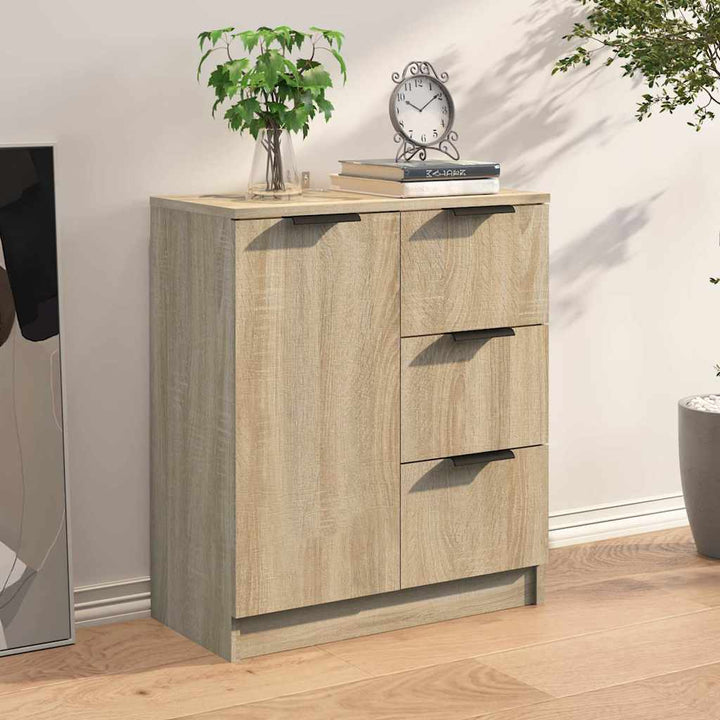 skænk 60x30x70 cm konstrueret træ sonoma-eg