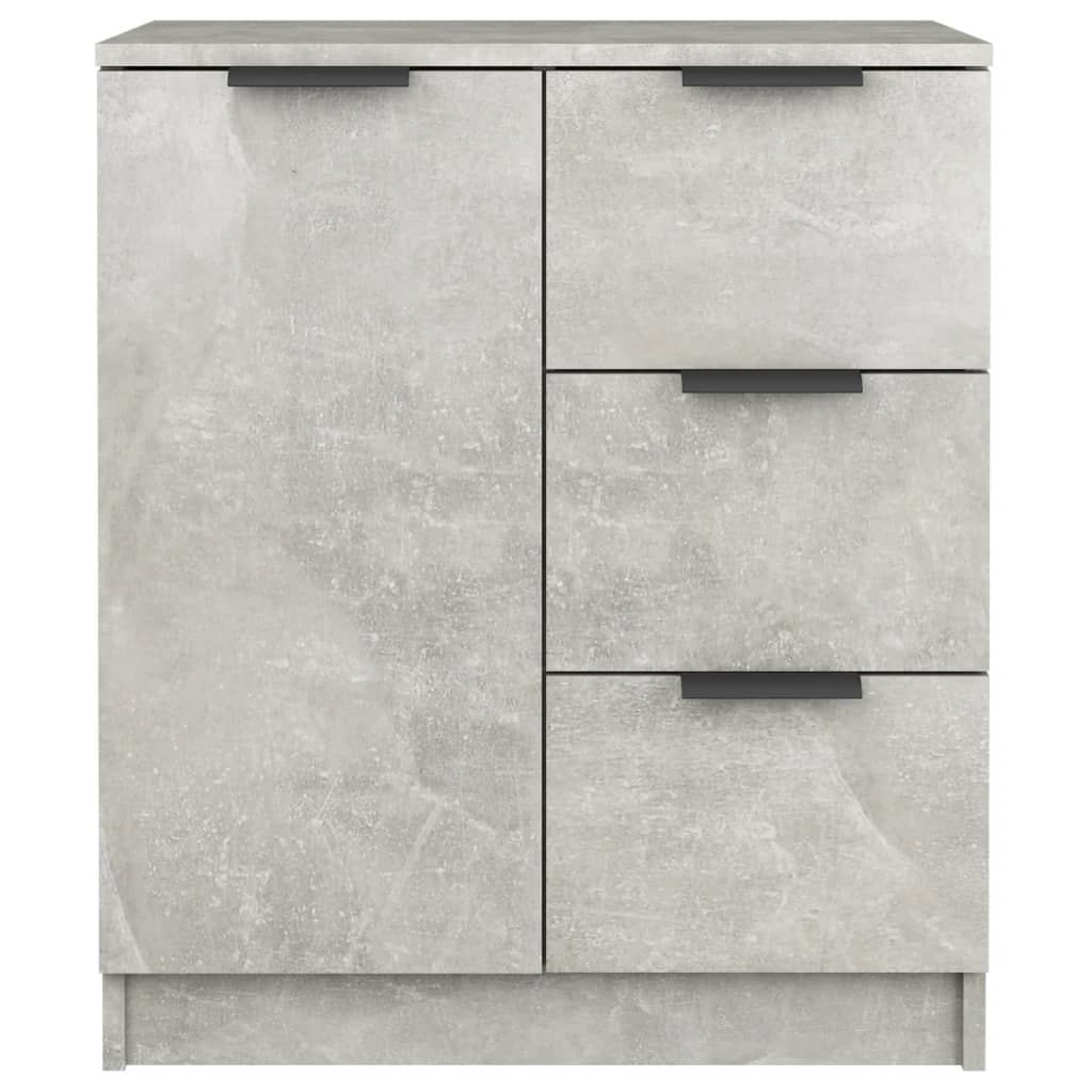 skænk 60x30x70 cm konstrueret træ betongrå
