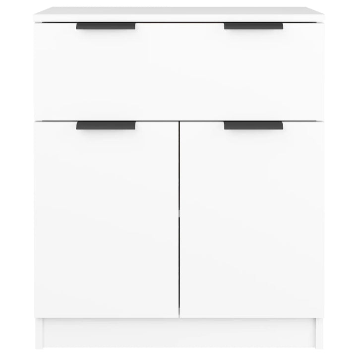 skænk 60x30x70 cm konstrueret træ hvid