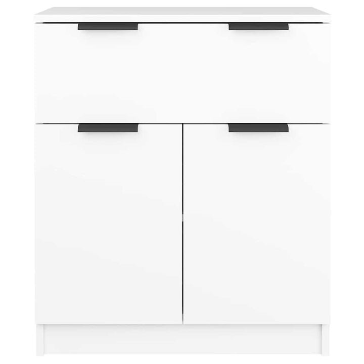 skænk 60x30x70 cm konstrueret træ hvid