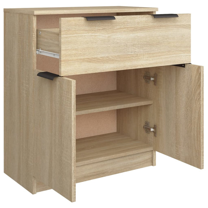skænk 60x30x70 cm konstrueret træ sonoma-eg