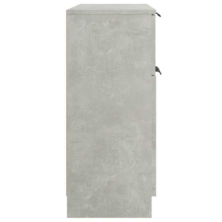 skænk 60x30x70 cm konstrueret træ betongrå