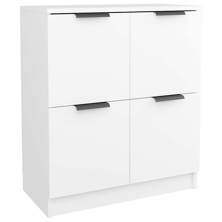 skænk 60x30x70 cm konstrueret træ hvid