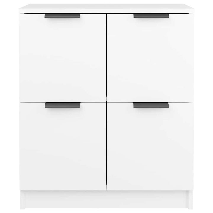 skænk 60x30x70 cm konstrueret træ hvid