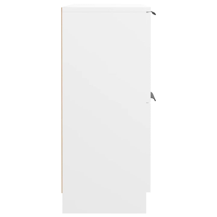 skænk 60x30x70 cm konstrueret træ hvid