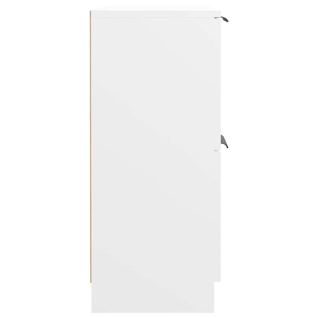 skænk 60x30x70 cm konstrueret træ hvid