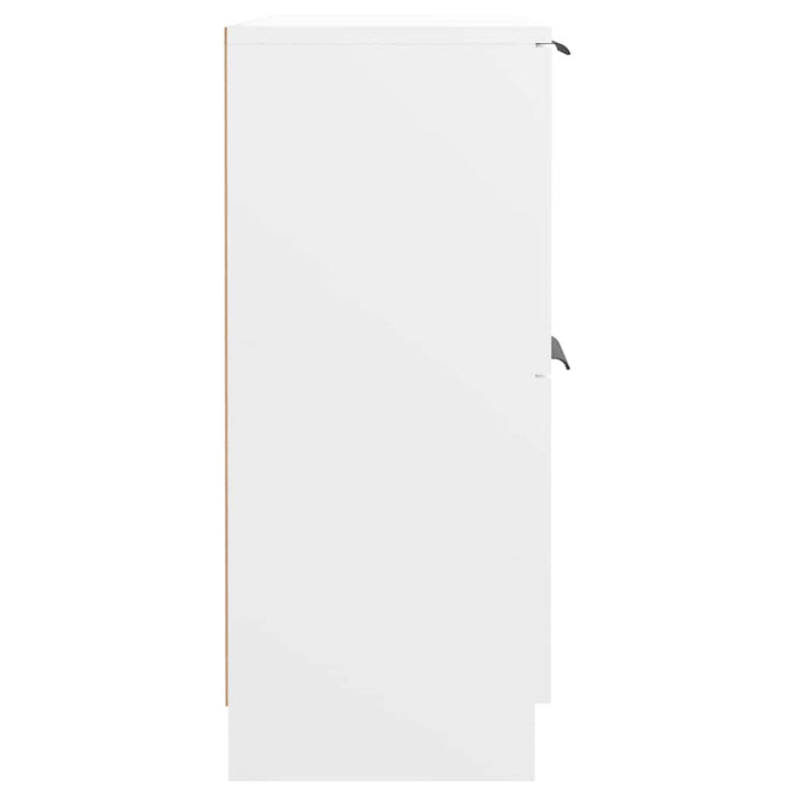 skænk 60x30x70 cm konstrueret træ hvid