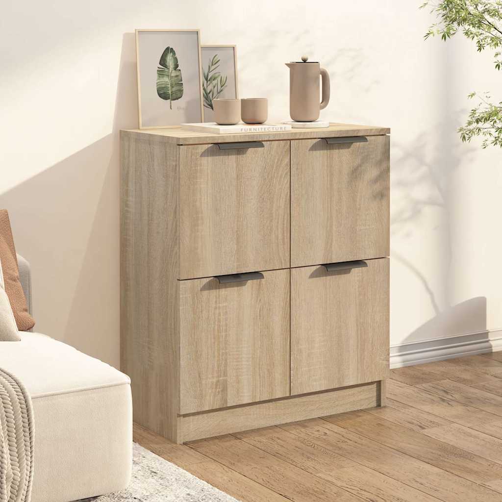 skænk 60x30x70 cm konstrueret træ sonoma-eg