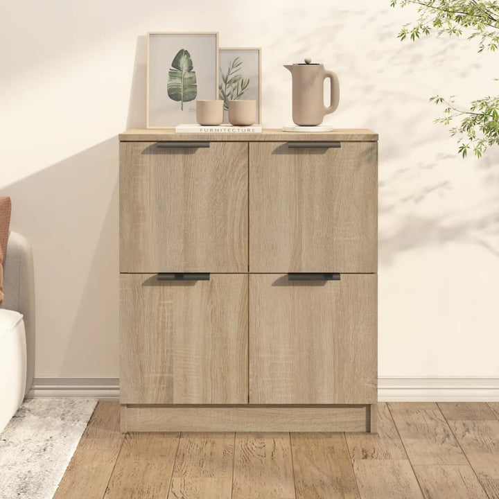 skænk 60x30x70 cm konstrueret træ sonoma-eg